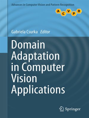 cover image of Domain Adaptation in Computer Vision Applications